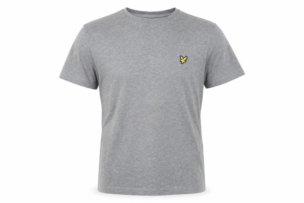 Mens UK Size L Lyle & Scott Grey  Cotton T-Shirt