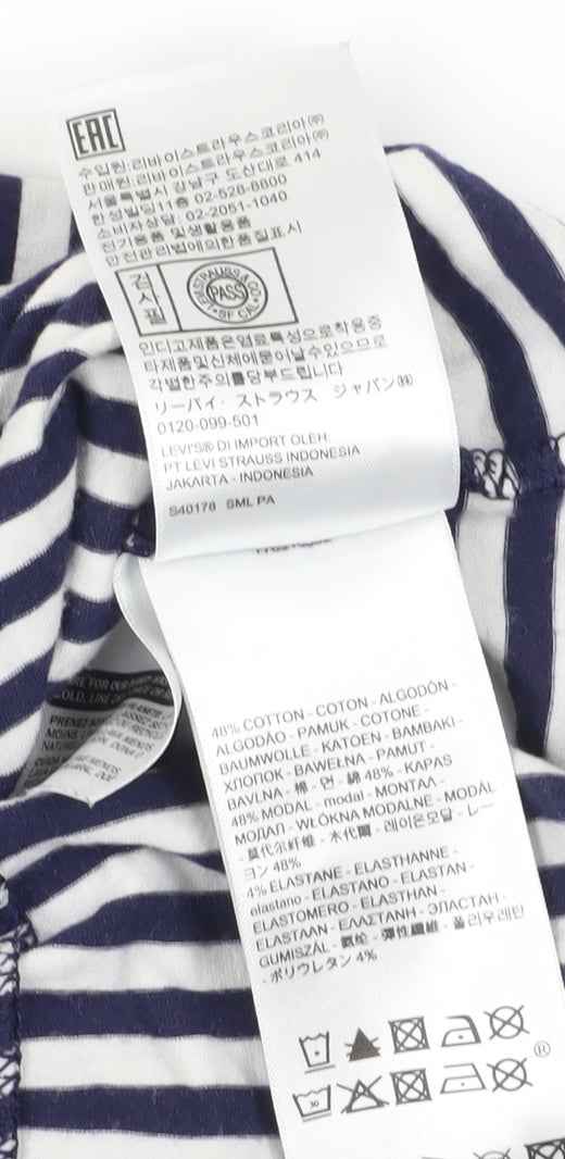 Levi's Women's Multicoloured Striped Bodysuit M