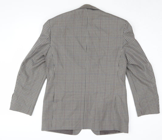 Scott International Men's Check Blazer, Multicoloured, 40R