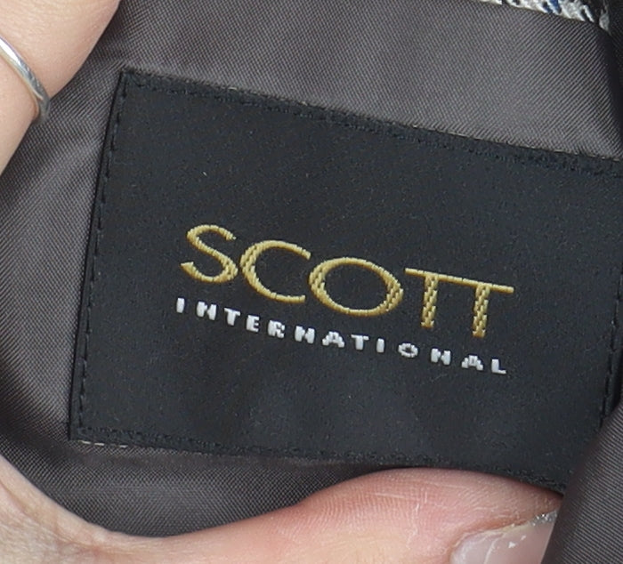 Scott International Men's Check Blazer, Multicoloured, 40R