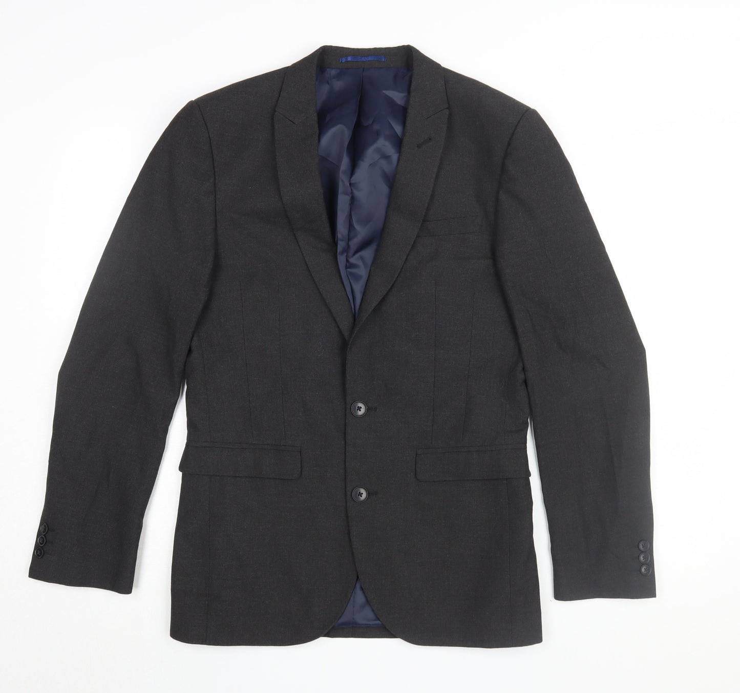 Next Men's Black Formal Blazer 36R Regular Fit