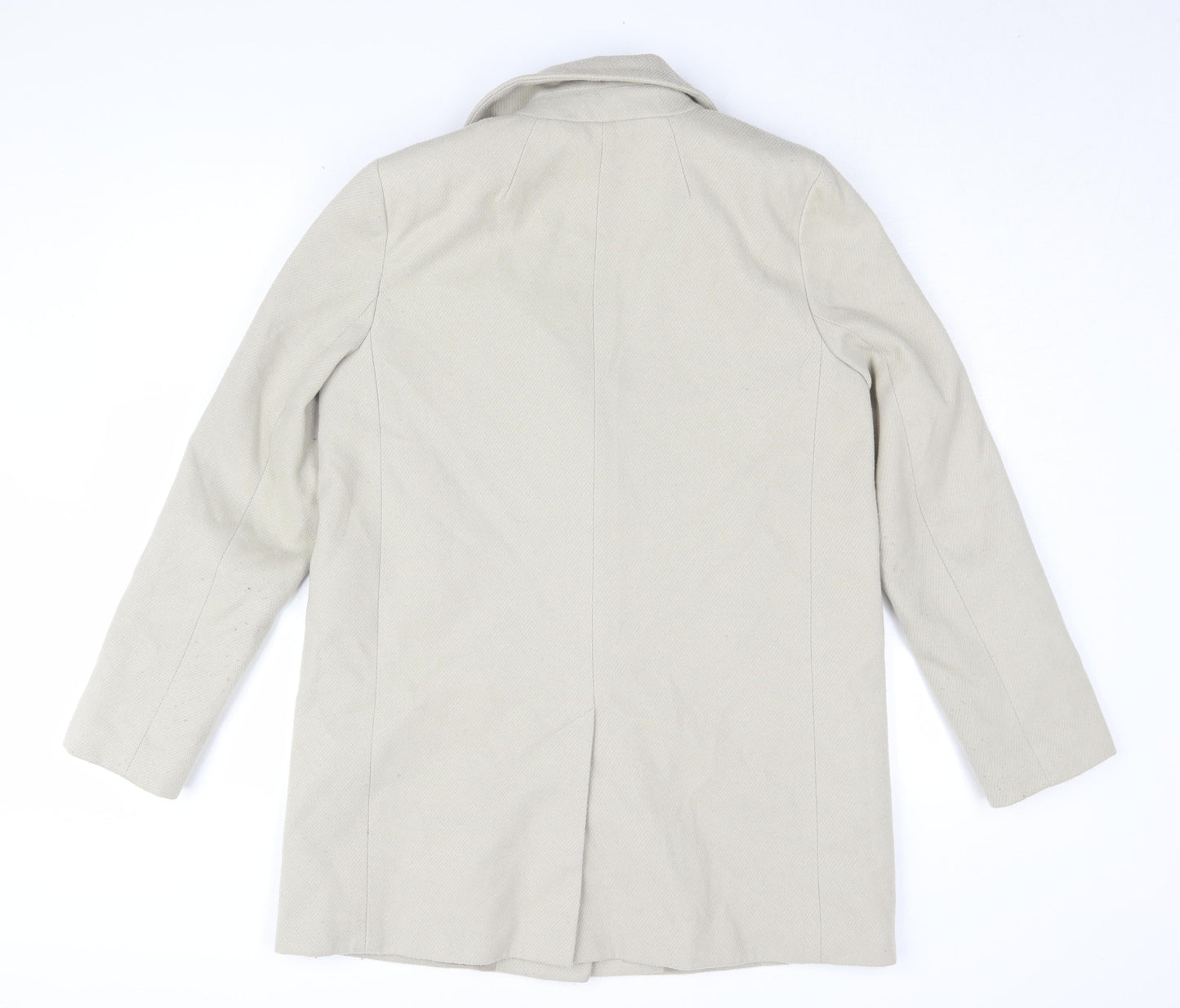 ASOS Women's Beige Basic Jacket Size 12 Casual Coat