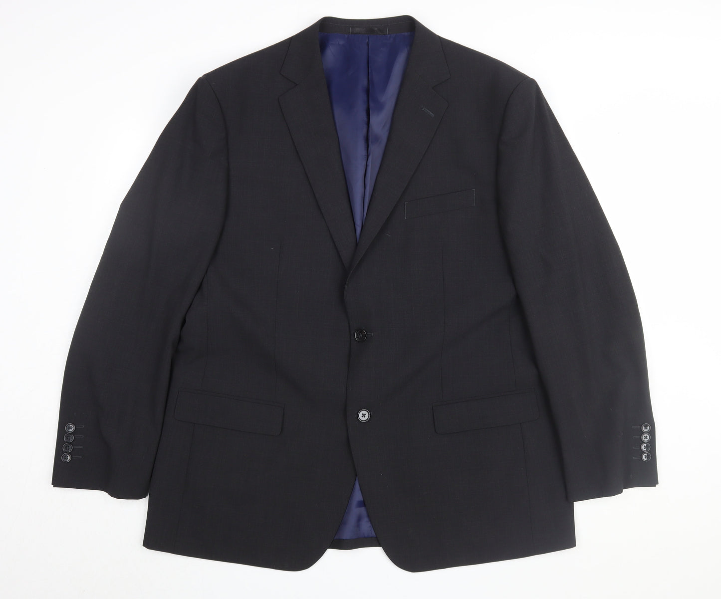 Greenwoods Men's Black Suit Jacket 46 Regular Fit