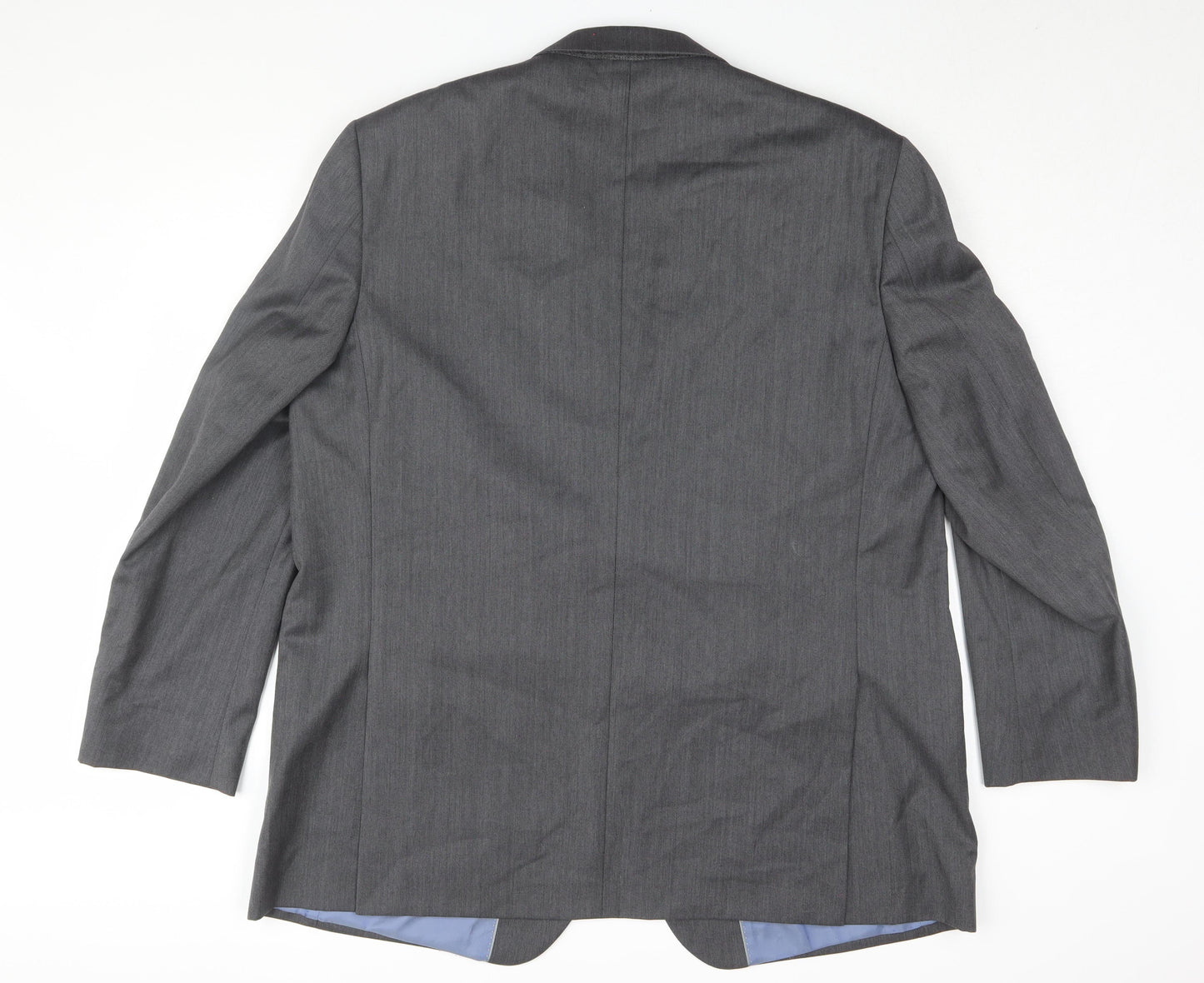 Mansize Men's Grey Blazer, Size 48R, Classic Wool Blend