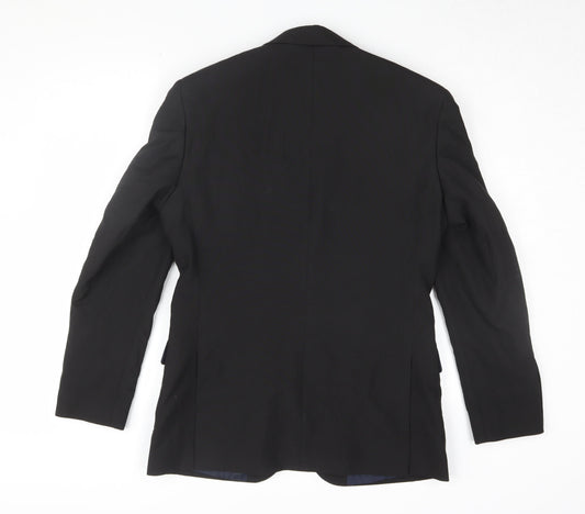 Debenhams Men's Black Regular Fit Blazer 36S