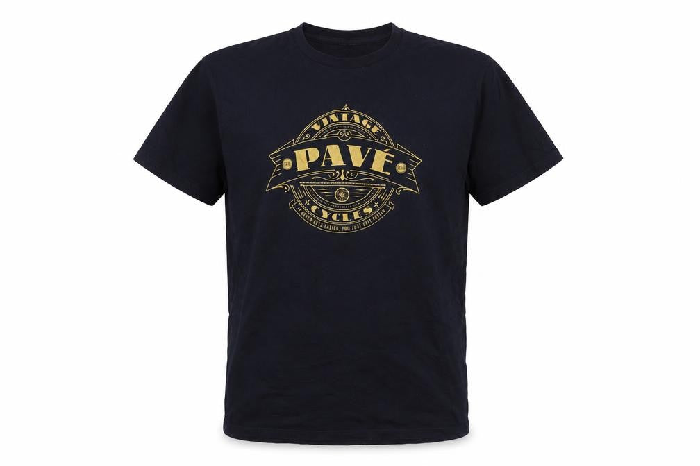 Earth Positive Men's Black Vintage Biker M T-Shirt