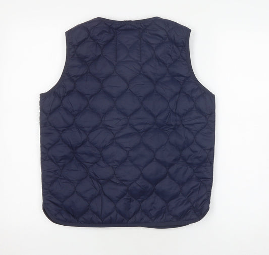 Marks and Spencer Girls Blue Puffer Jacket 12-13 Years