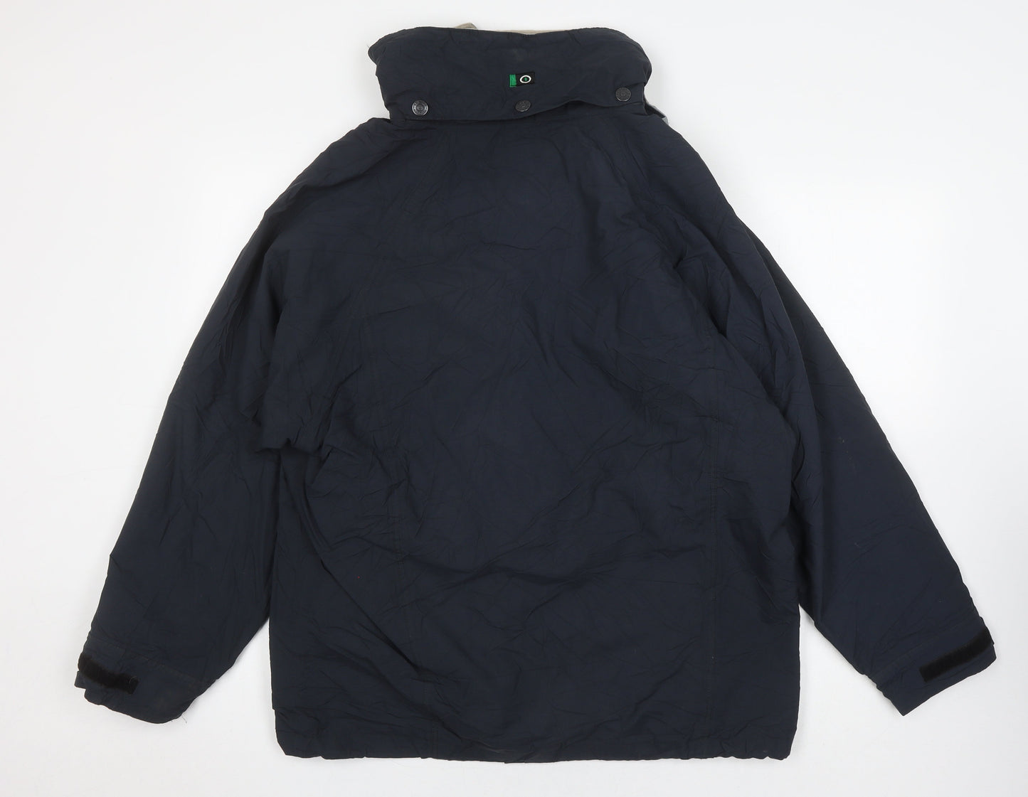 Outdoor Scene Unisex Blue Parka Jacket S