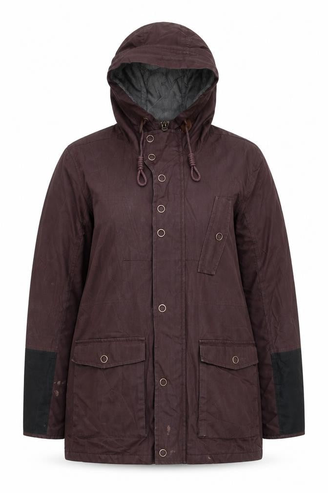 River Island Women's Brown Mid-Length Hooded Parka M