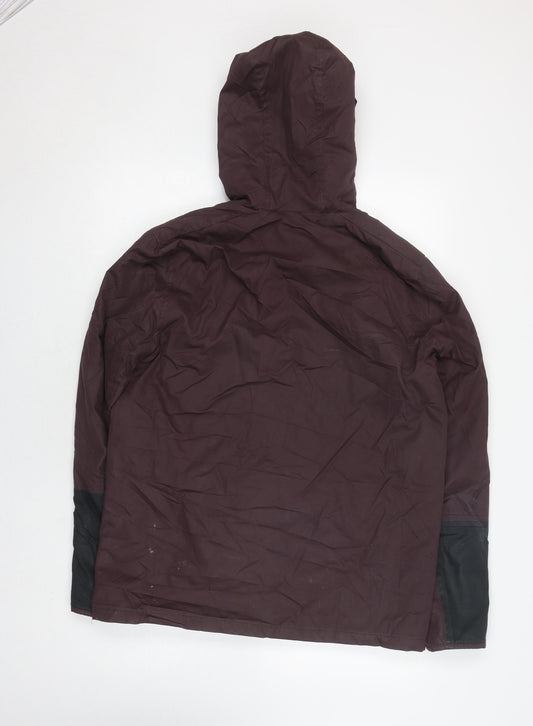 River Island Women's Brown Mid-Length Hooded Parka M
