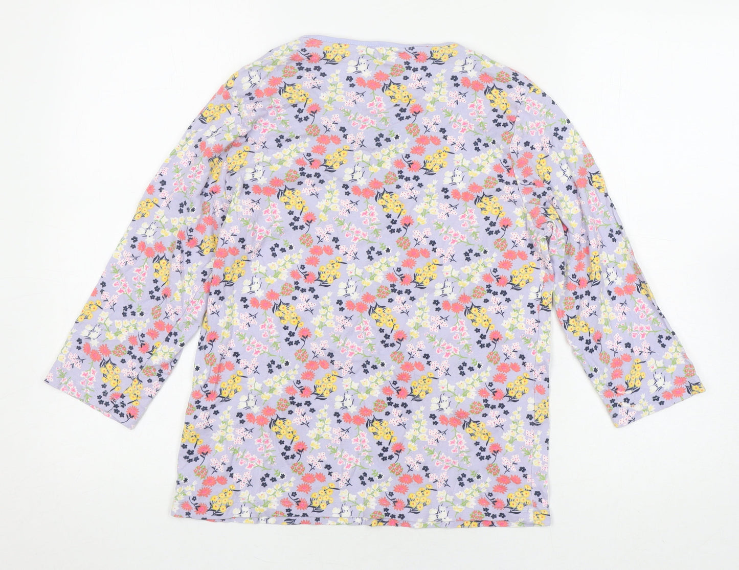 Cotton Traders Women's Multicoloured Floral Blouse Size 14