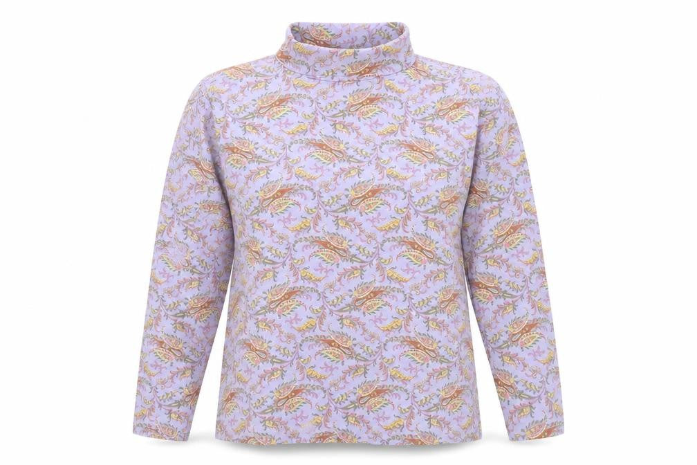 Womens UK Size 10-12 Lands' End Multicoloured Cotton T-Shirt