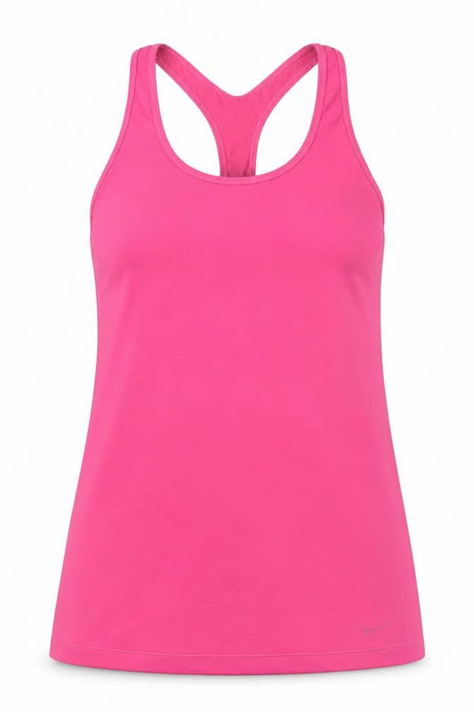 Nike Women's Pink Racerback Dri-FIT Tank Top