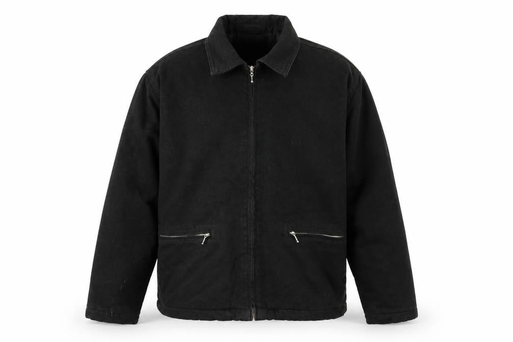 New Look Men's Black Bomber Jacket Large