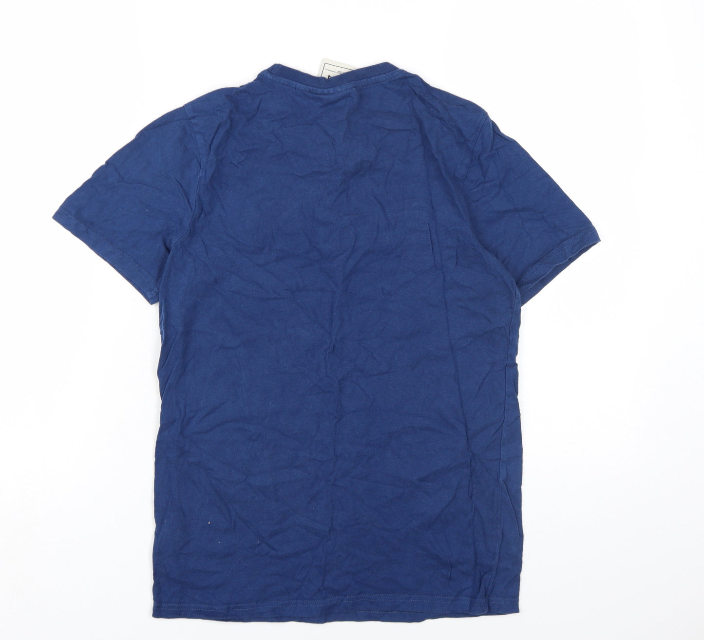 Unisex Adultss UK Size S TOG24 Blue 100% Cotton T-Shirt