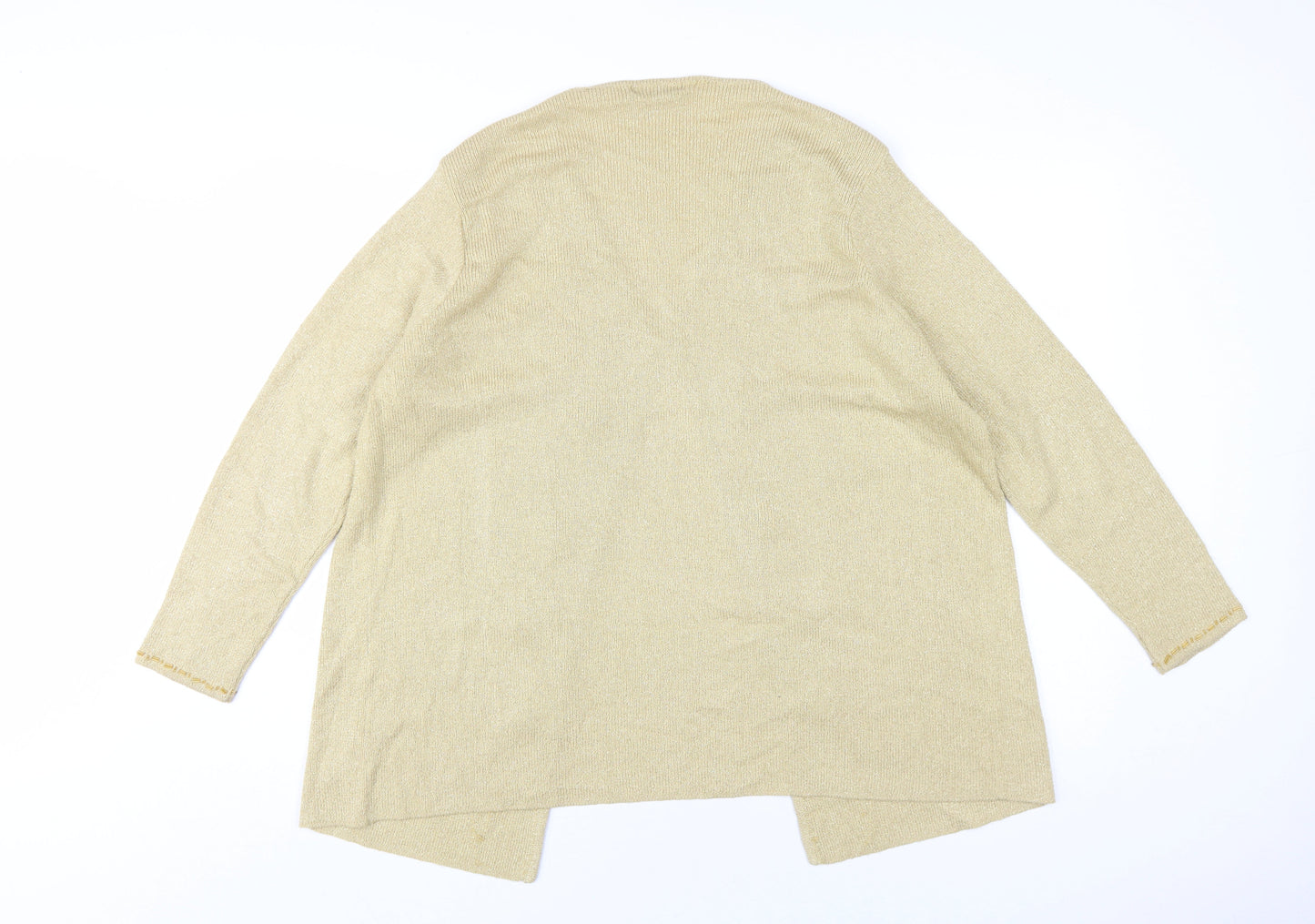 Berketex Women's Gold Cardigan, Size 18, Embroidered