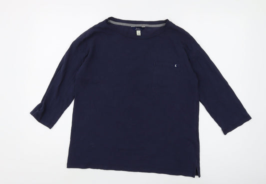 Joules Unisex Navy Blue 3/4 Sleeve Basic T-Shirt S