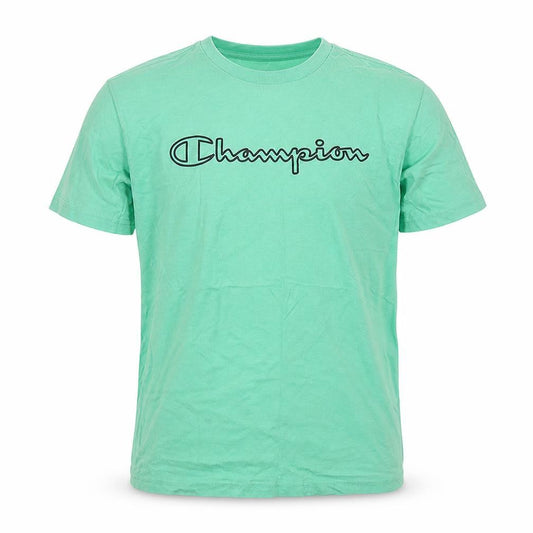 Champion Boys Green Cotton Logo T-Shirt - Size 11-12 Years
