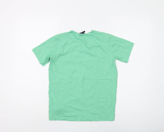 Champion Boys Green Cotton Logo T-Shirt - Size 11-12 Years
