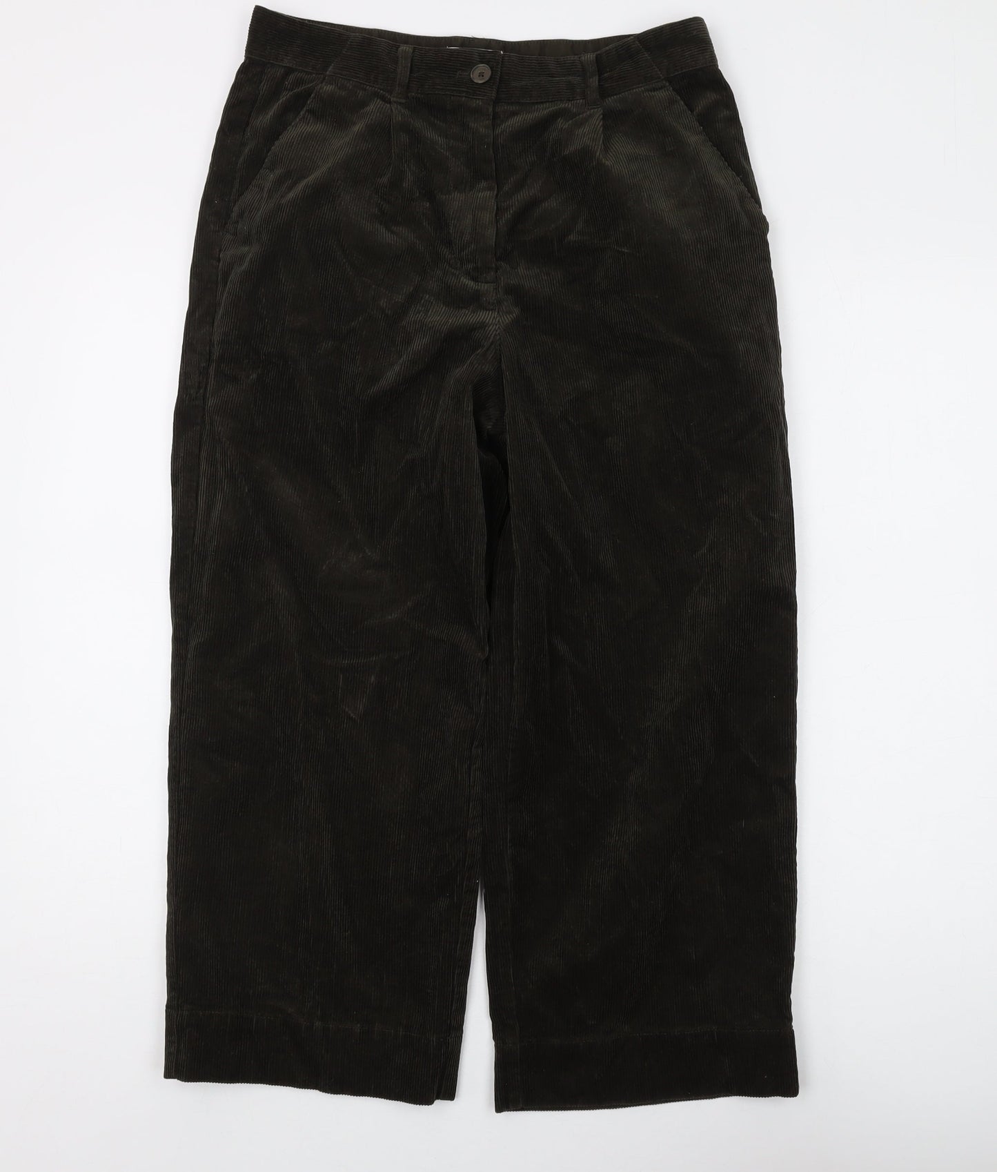 Joules Women's Green Corduroy Chino Trousers - Size 30