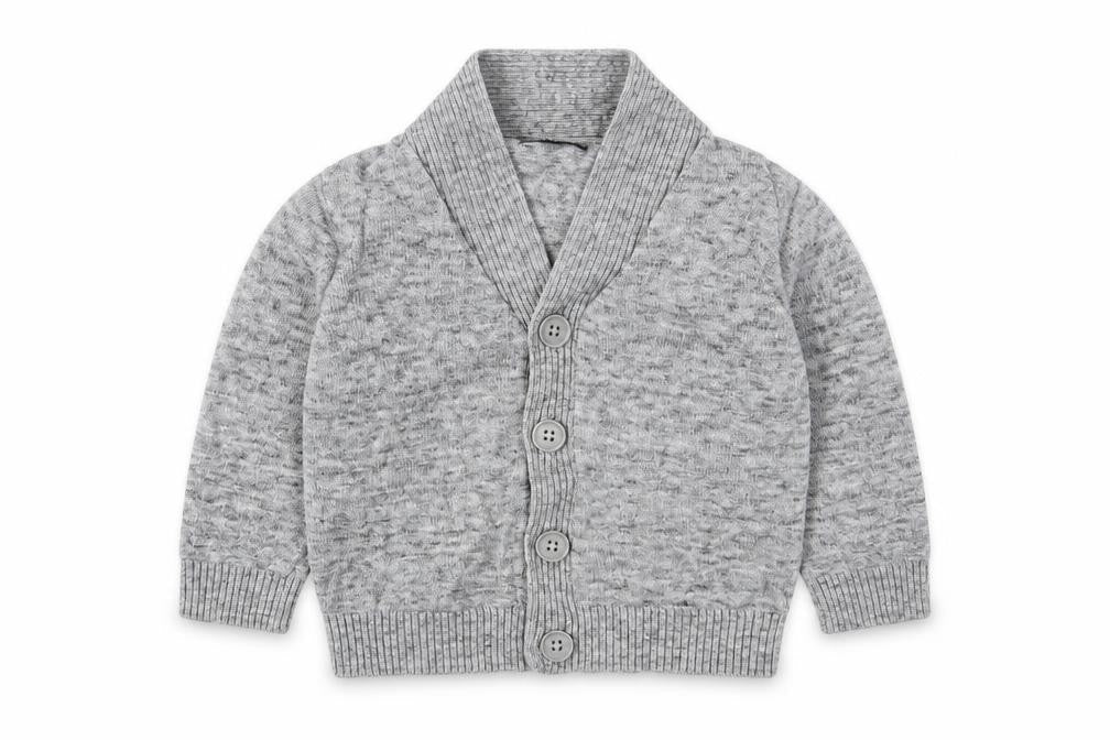 Next Unisex Grey Cardigan 9-12 Months - Stars Theme