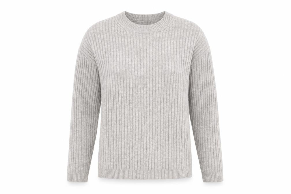 Marks and Spencer Women's Grey M Crew Neck Jumper