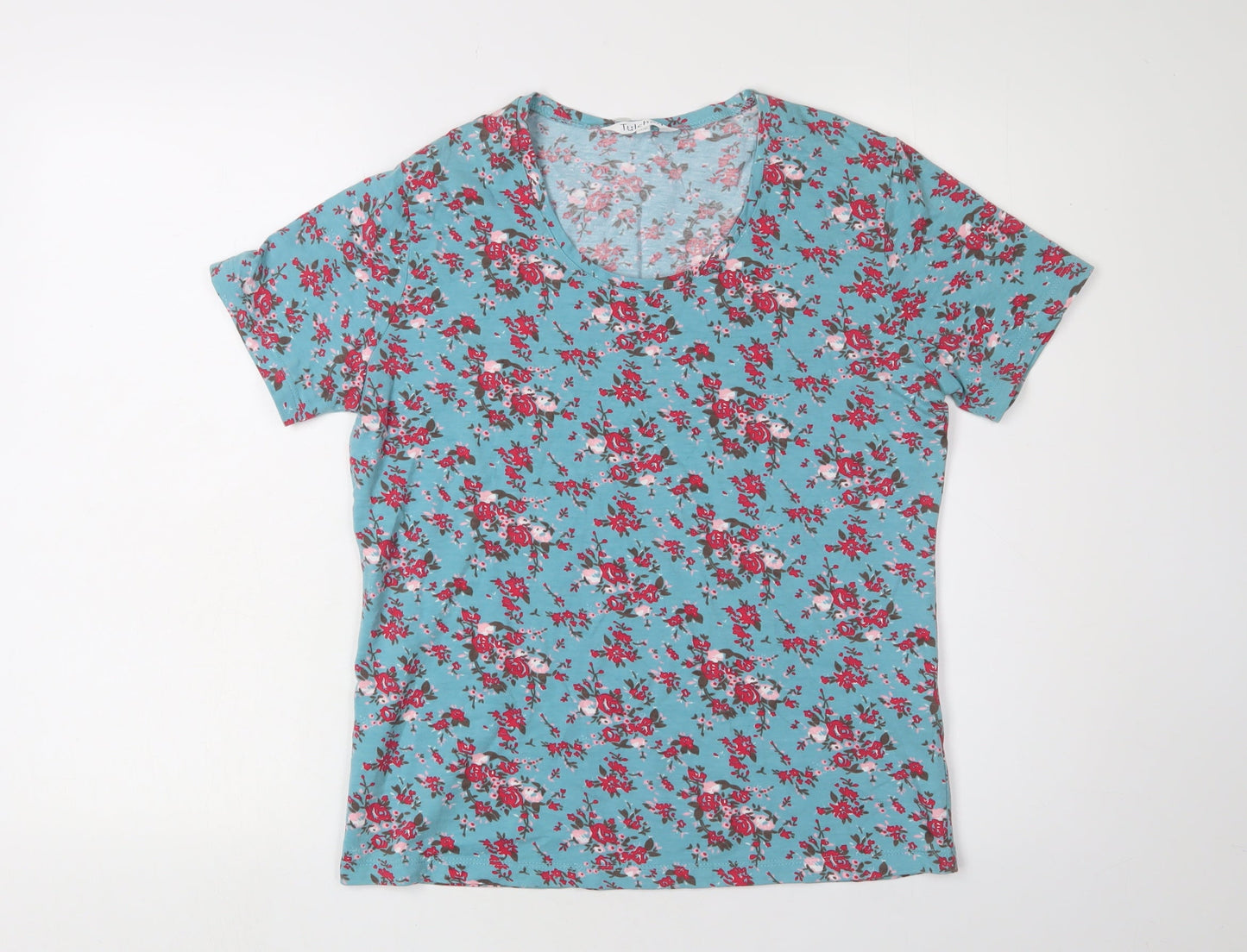 Tulchan Women's Floral Multicoloured T-Shirt Size 12