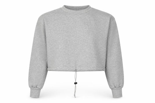 PrettyLittleThing Women's Grey Pullover Sweatshirt Size 8