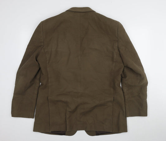 Austin Reed Men's Green Blazer L Single-Breasted