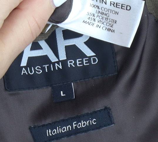 Austin Reed Men's Green Blazer L Single-Breasted