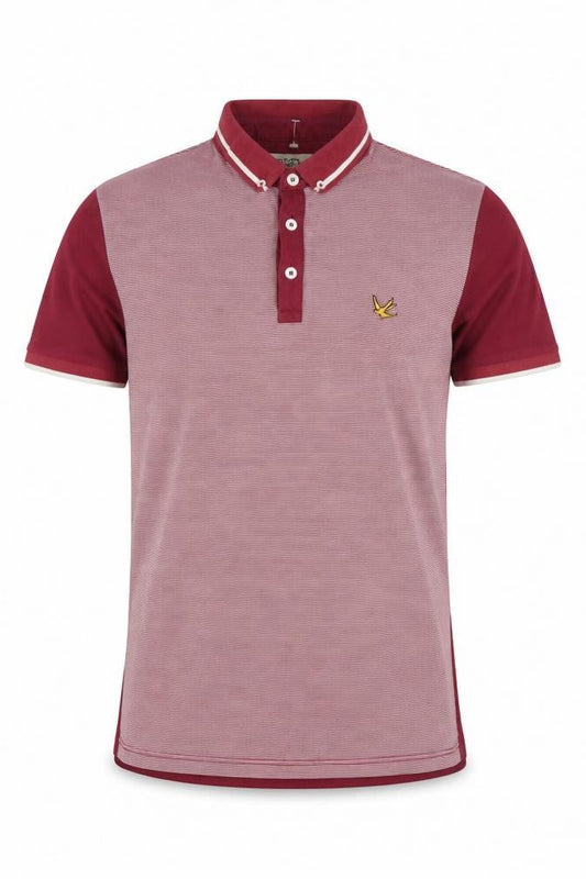 Burton Menswear Men's Red Striped Polo M