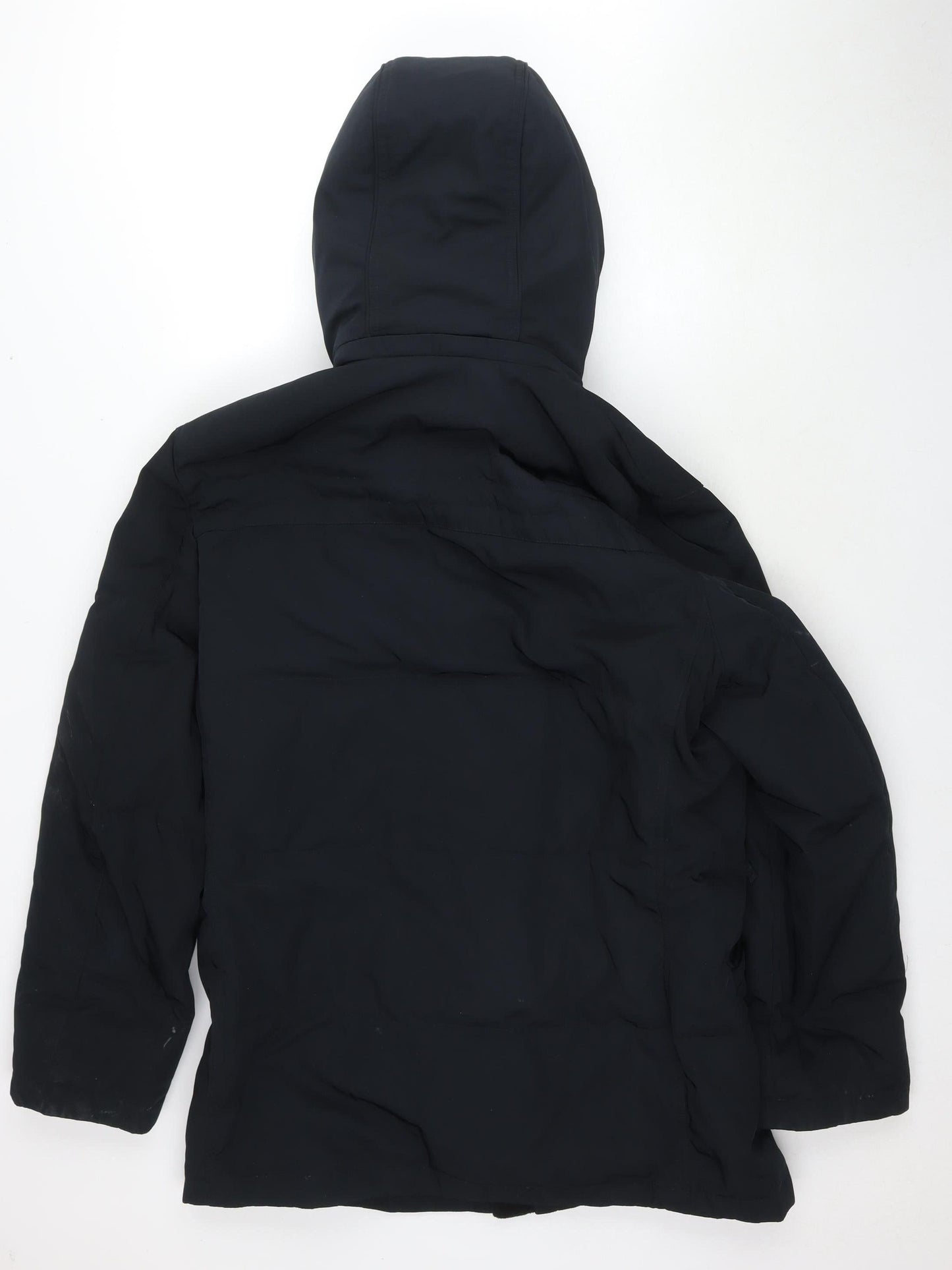 Marks and Spencer Men's Black Medium Overcoat Jacket