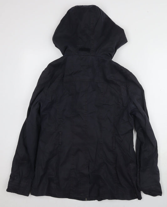 Marks and Spencer Women's Black Parka Jacket Size 12