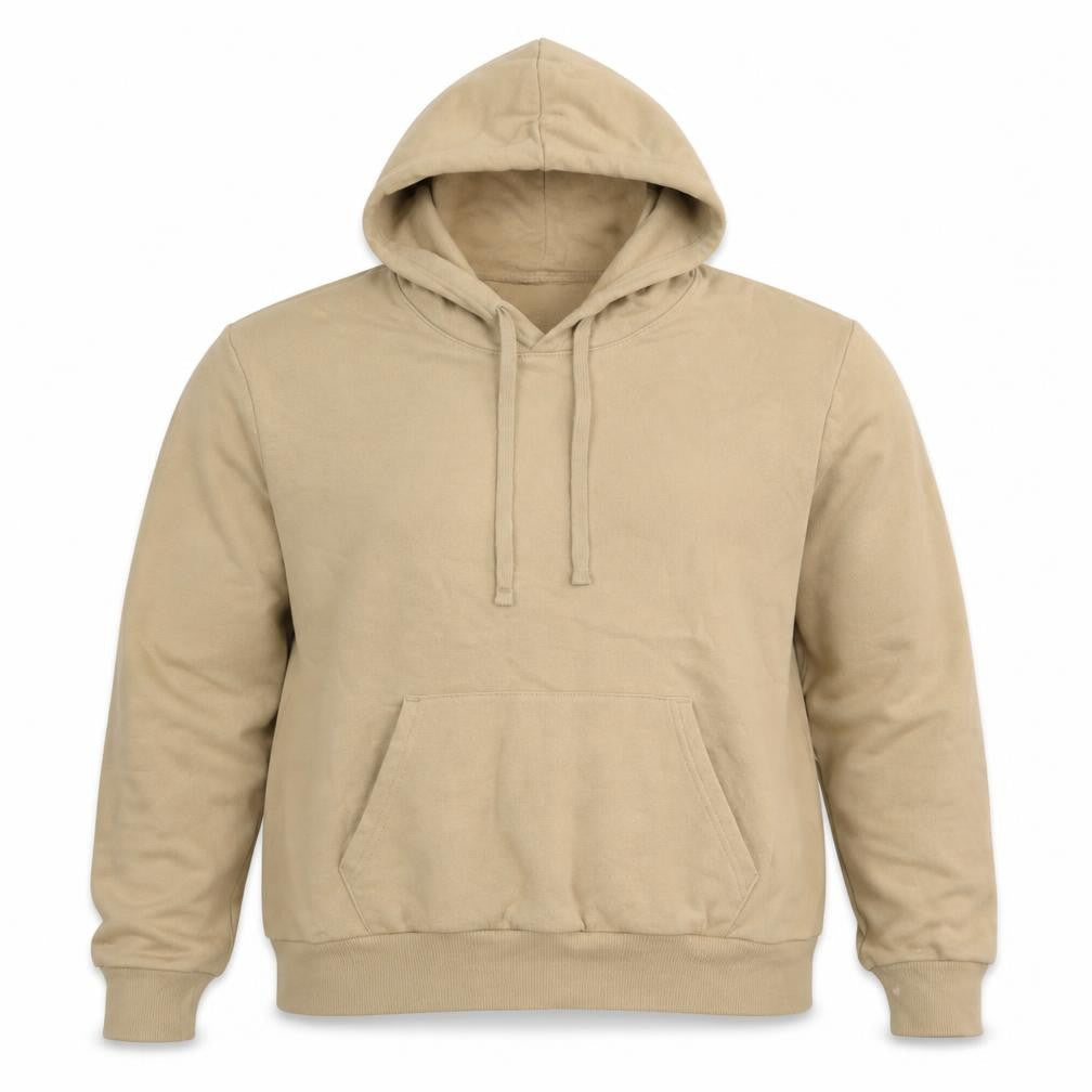 H&M Womens Beige Pullover Hoodie L Comfortable Casual