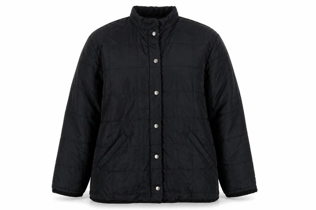 Zabaione Women's Black Quilted Jacket XL Lightweight