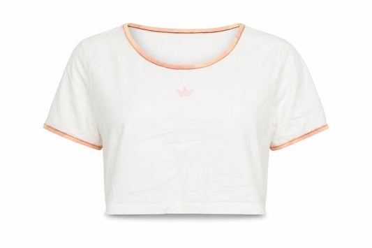 Womens UK Size 16 adidas White Cotton T-Shirt