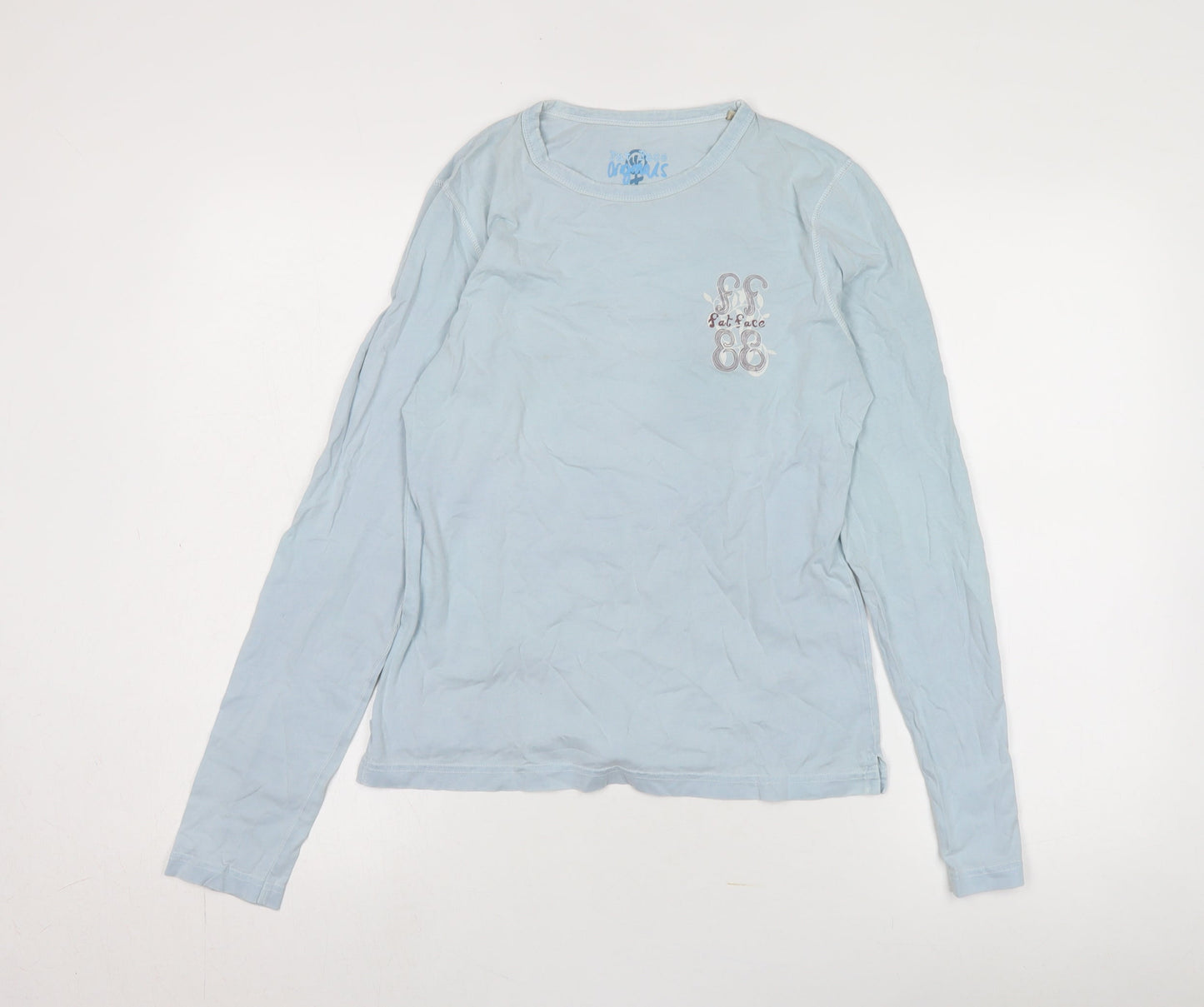 Fat Face Women's Blue Long Sleeve Nautical T-Shirt
