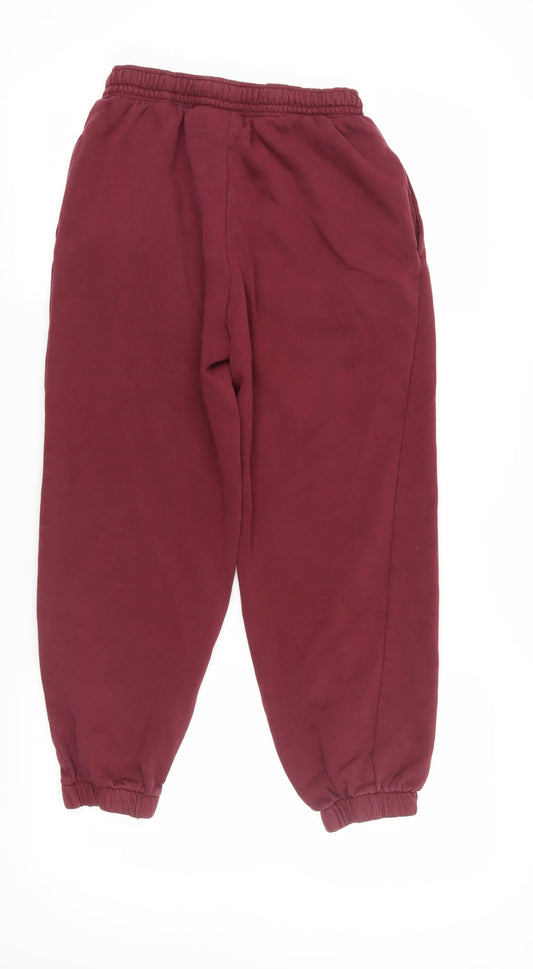 H&M Women's Red Jogger Trousers, Size S