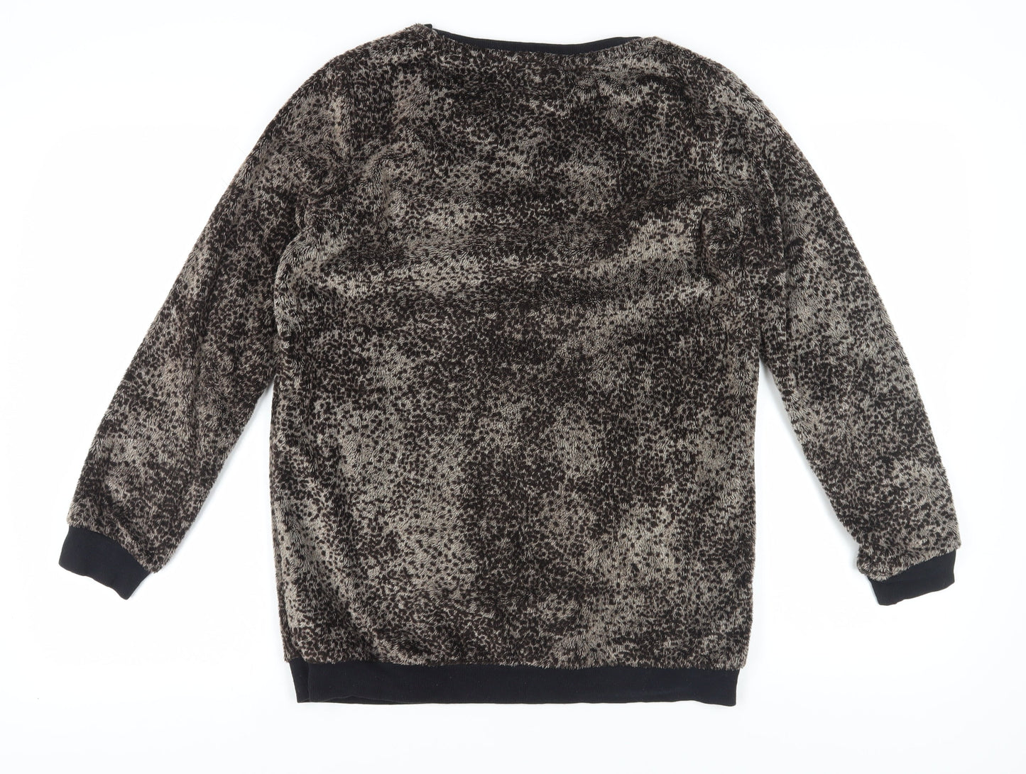 Next Women Black Long Sleeve Pullover Size 12