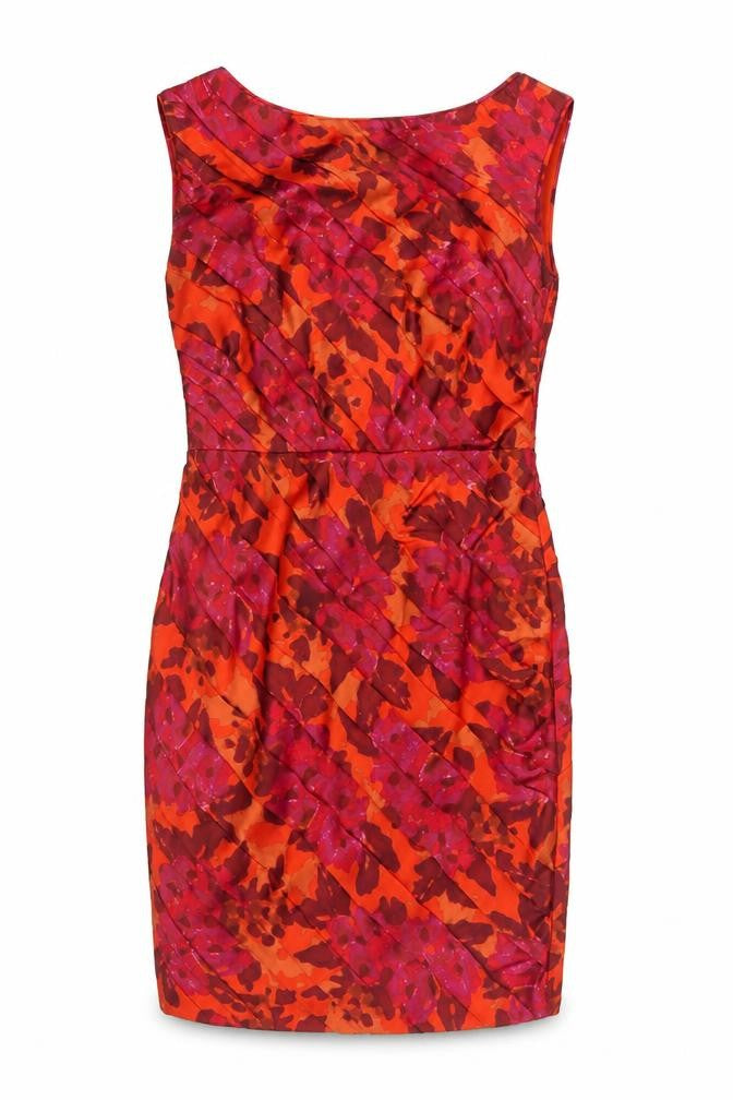 Coast Women's Multicoloured Floral Sheath Dress Size 12