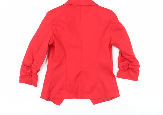 Walg Red Women's Blazer, Size S, 3/4 Sleeve