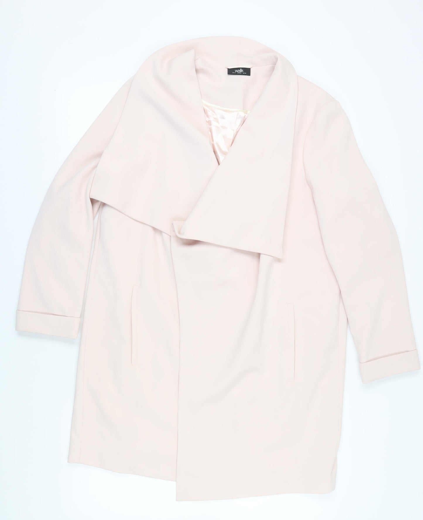 Wallis Women's Ivory Coat Long Relaxed Fit