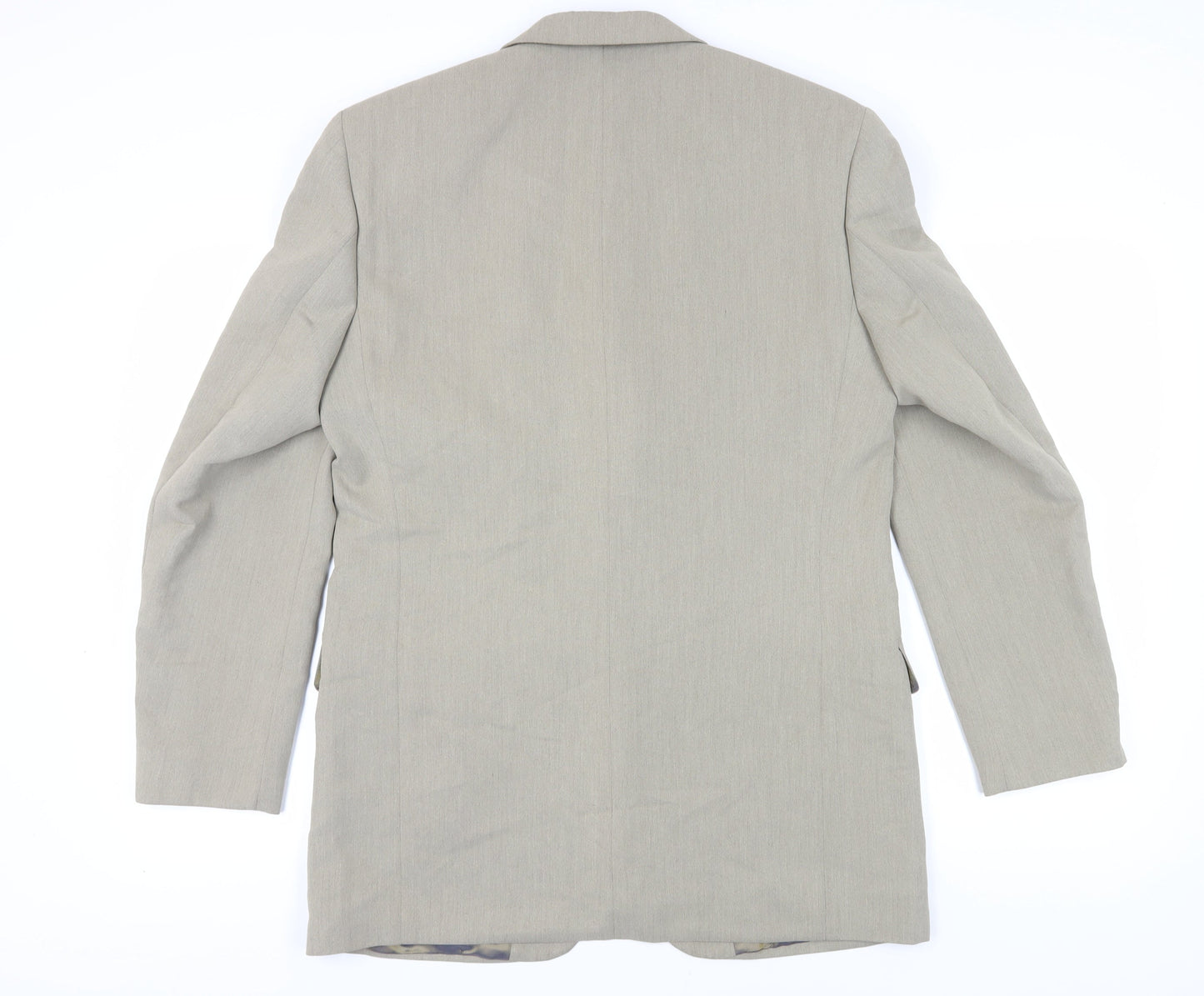 BHS Men's Beige Blazer, Size M, 40L Chest, Long
