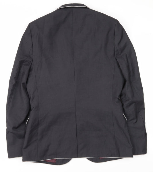 H&M Men's Black Blazer, Size 38R, Formal