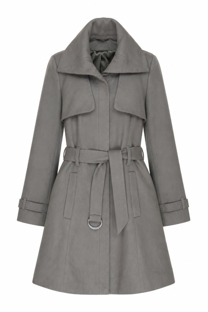 Marks and Spencer Women's Khaki Trench Coat Size 14