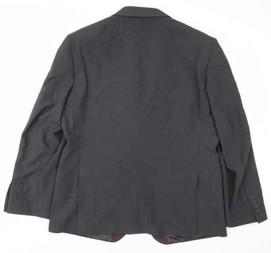 Marks and Spencer Grey Men's 42S Blazer, Two-Button