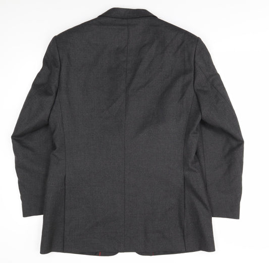 Westbrook Men's Grey Blazer, Regular Fit, Size 38R