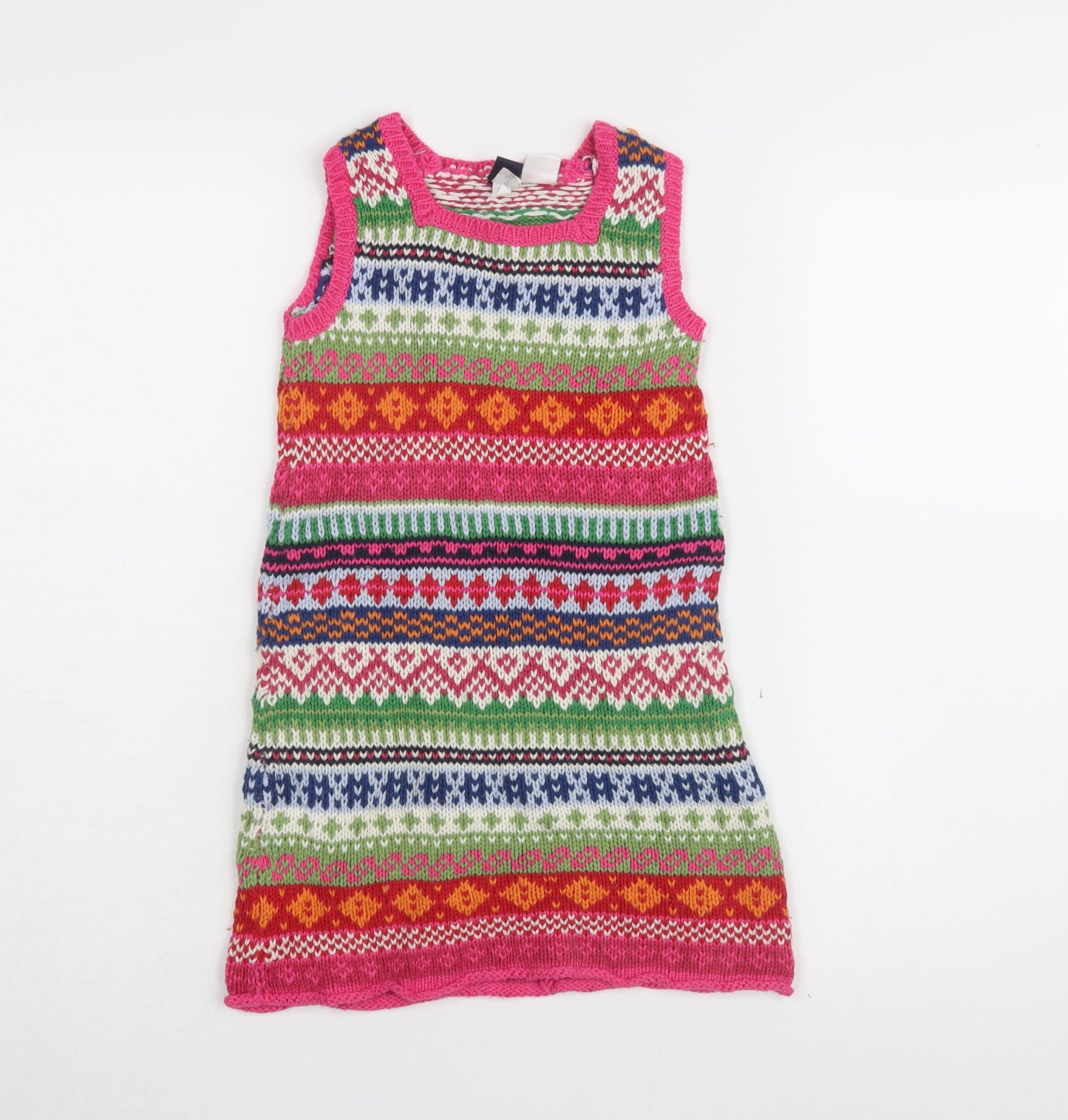 Gap Girls Multicoloured Knit Sweater Dress 4 Years
