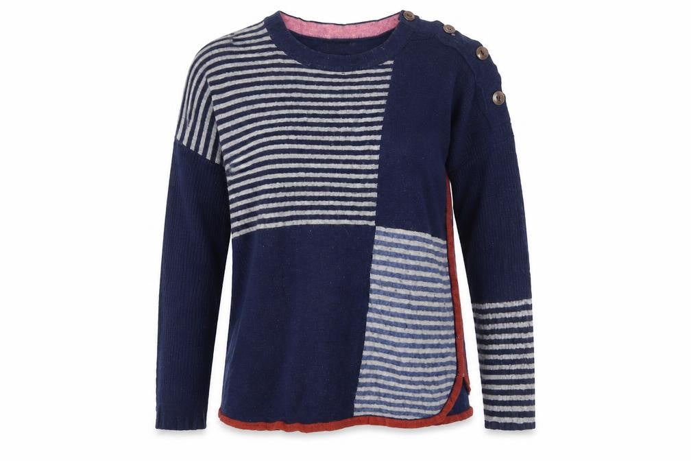 Womens UK 8 Regular White Stuff Blue Pullover Regular
