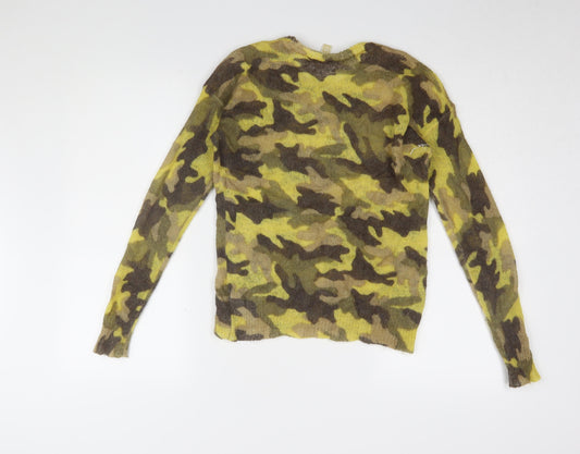 Michael Kors Women's Multicoloured Camouflage Jumper 2XS